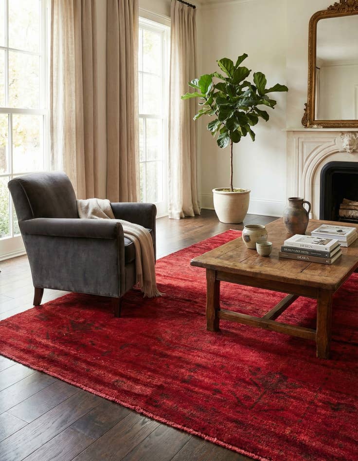 Detail image of 3' 6 x 8' 10  Hand Knotted Ultra Vintage Persian Wool Runner Rug