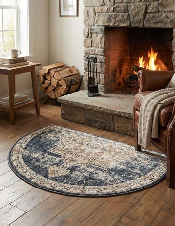 2' 7 x 4' Eliza Hearth Rug