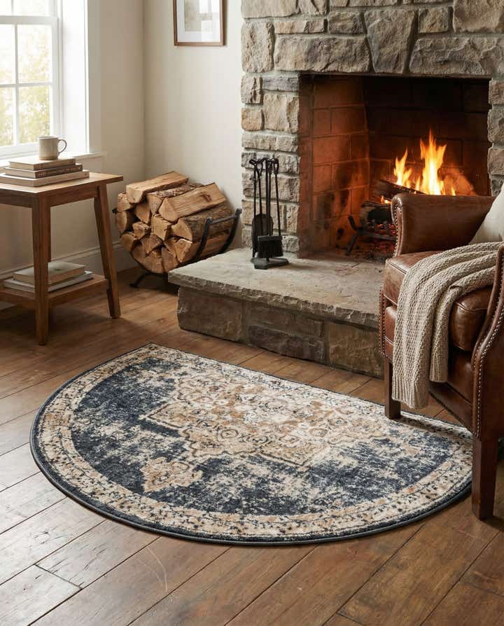 2' 7 x 4' Eliza Hearth Rug
