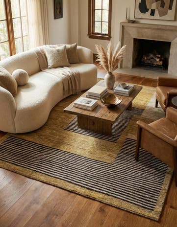 8' 2 x 9' 7 Hand Knotted Moroccan Wool Rug