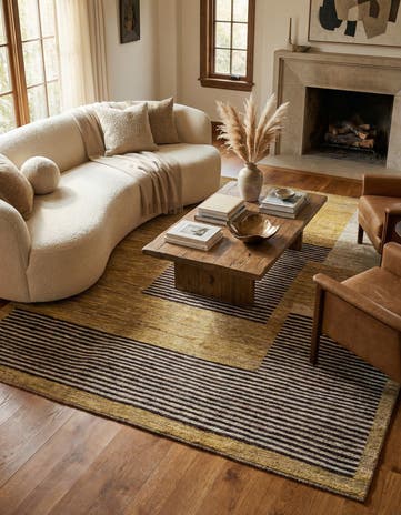 8' 2 x 9' 7 Hand Knotted Moroccan Wool Rug