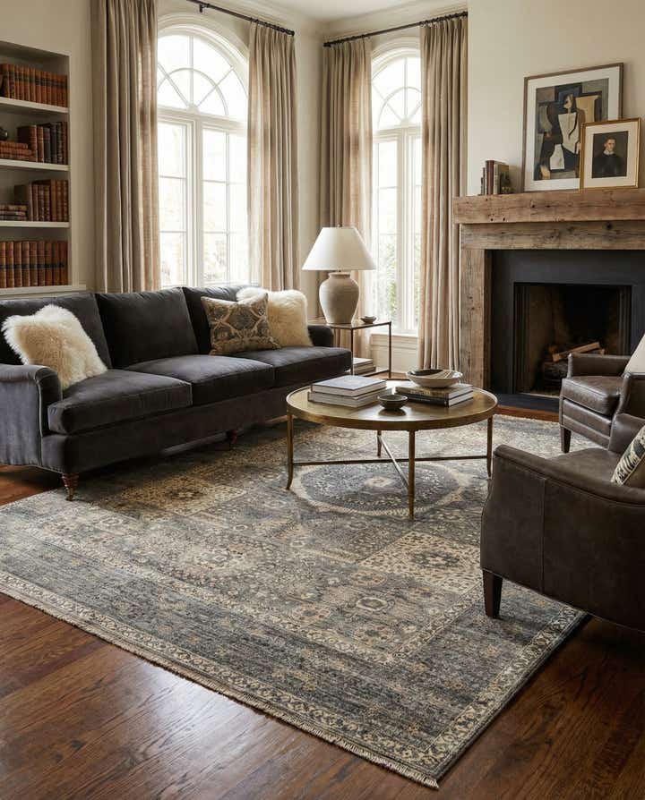 5' 11 x 7' 11 Hand Knotted Mamluk Rug