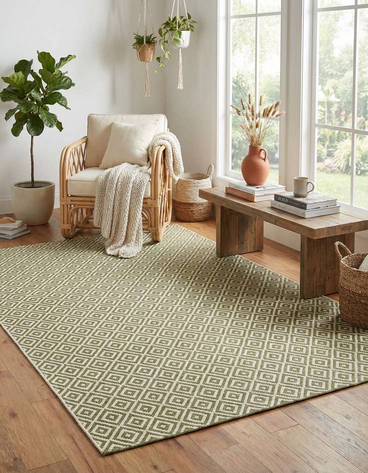 Detail image of 9' x 12' Easy-Clean Jill Zarin Costa Rica Indoor / Outdoor Rug