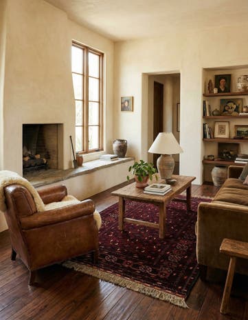 3' 4 x 6' 6 Hand Knotted Afghan Ersari Wool Rug