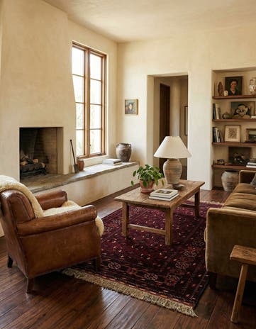 3' 4 x 6' 6 Hand Knotted Afghan Ersari Wool Rug