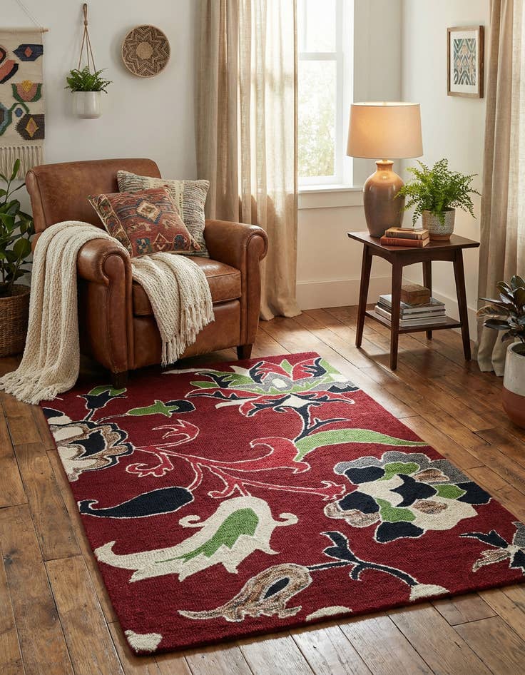 Detail image of 3' x 5' Agra Rug