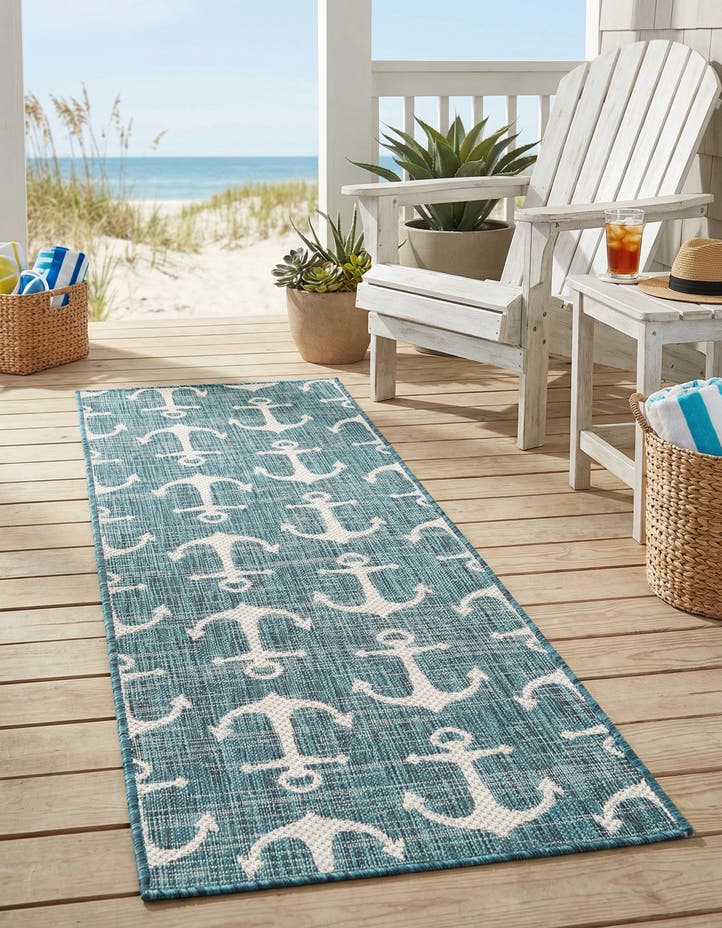 2' x 6' Easy-Clean Coastal Indoor / Outdoo...