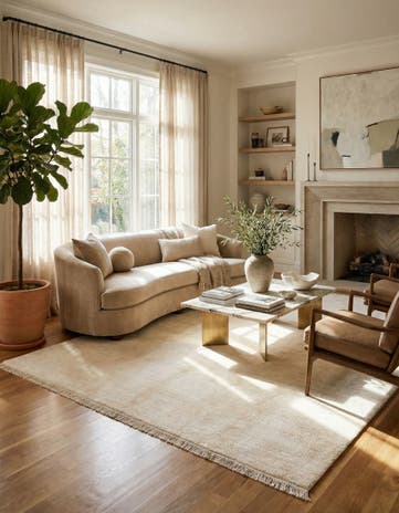 8' x 9' 10 Hand Knotted Darya Wool Rug