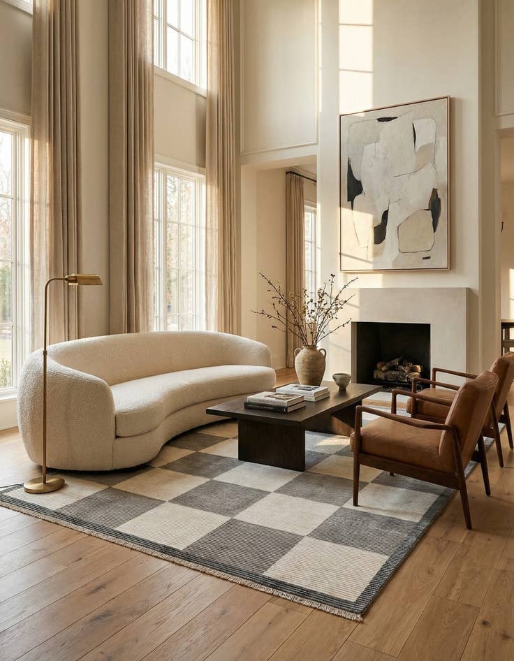 Detail image of  8' 2 x 11' 5  Hand Knotted Darya Wool Rug