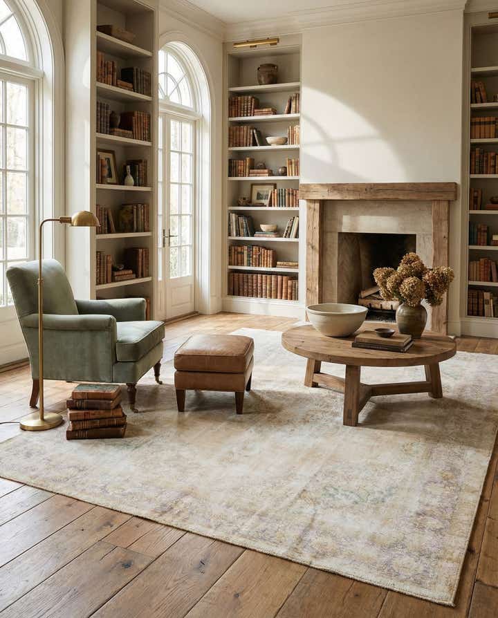 9' 3 x 12' 10 Hand Knotted Ultra Vintage Persian Wool Rug