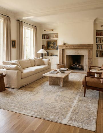 9' 7 x 12' 3 Hand Knotted Ultra Vintage Persian Wool Rug