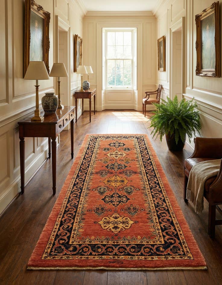 Detail image of  2' 11 x 7' 1 Kashkuli Runner Rug