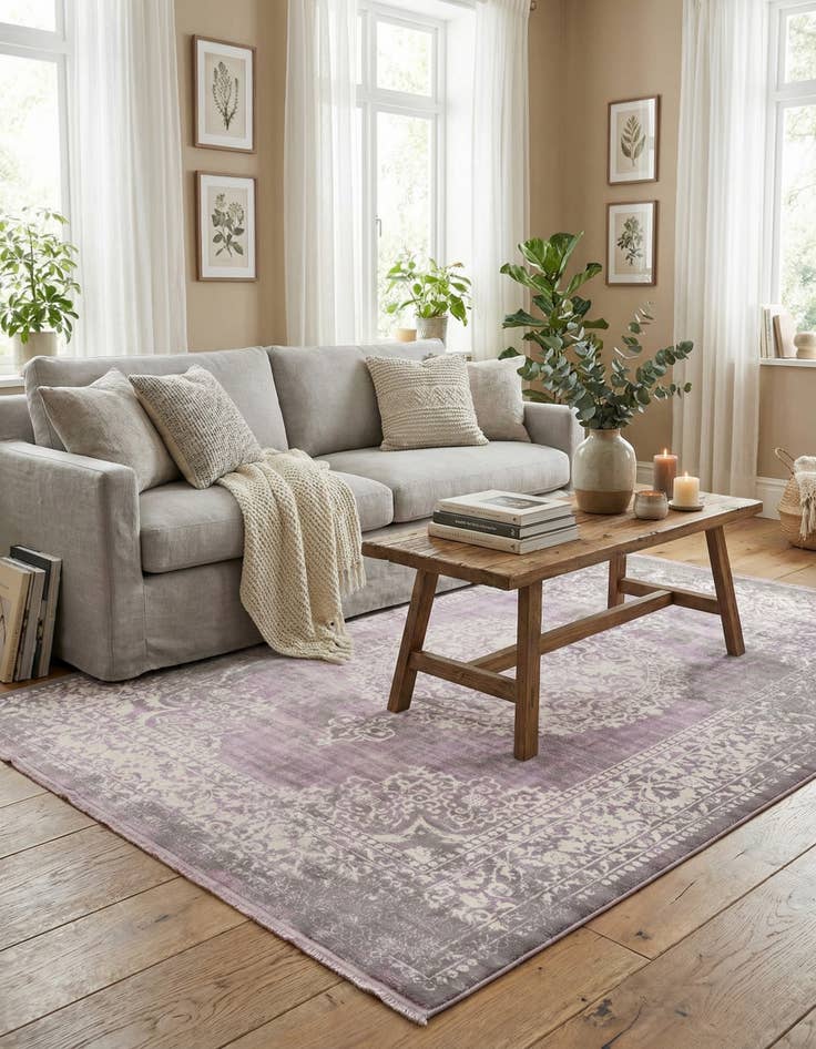 Detail image of  8' x 11' 4 Modern Classical Rug