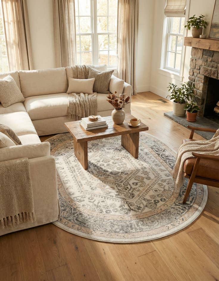 Detail image of  7' 10 x 10' Aurelia Oval Rug