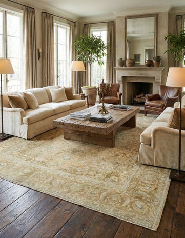 9' 8 x 12' 7 Hand Knotted Ultra Vintage Persian Wool Rug