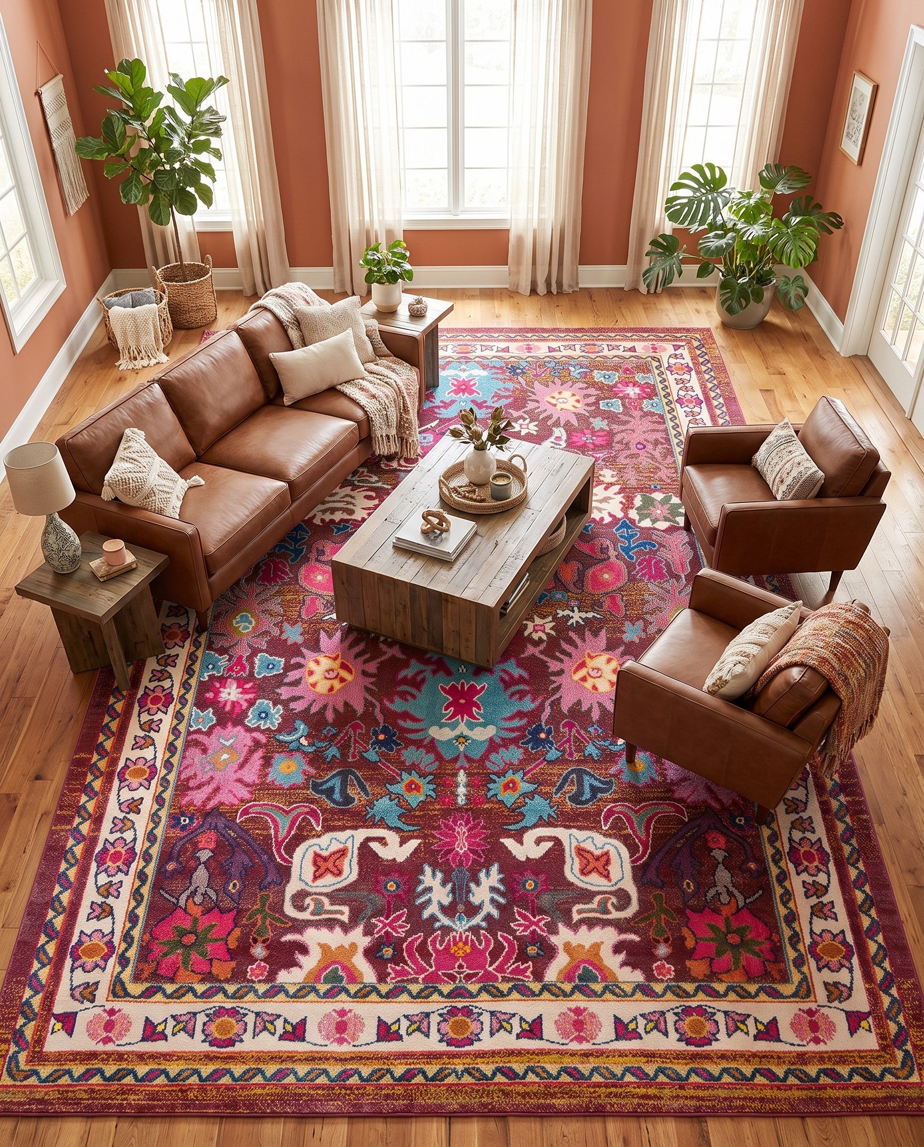 10' 6 x 16' 5 Washable Fleur Rug