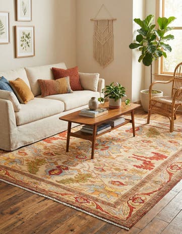 Beige Boutique Square Rug