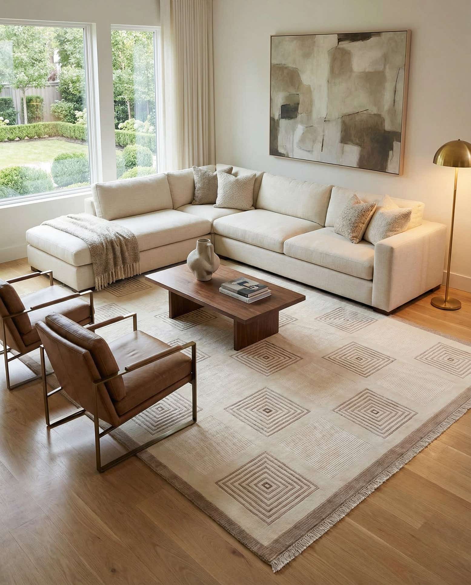 8' 2 x 11' 6 Hand Knotted Darya Wool Rug