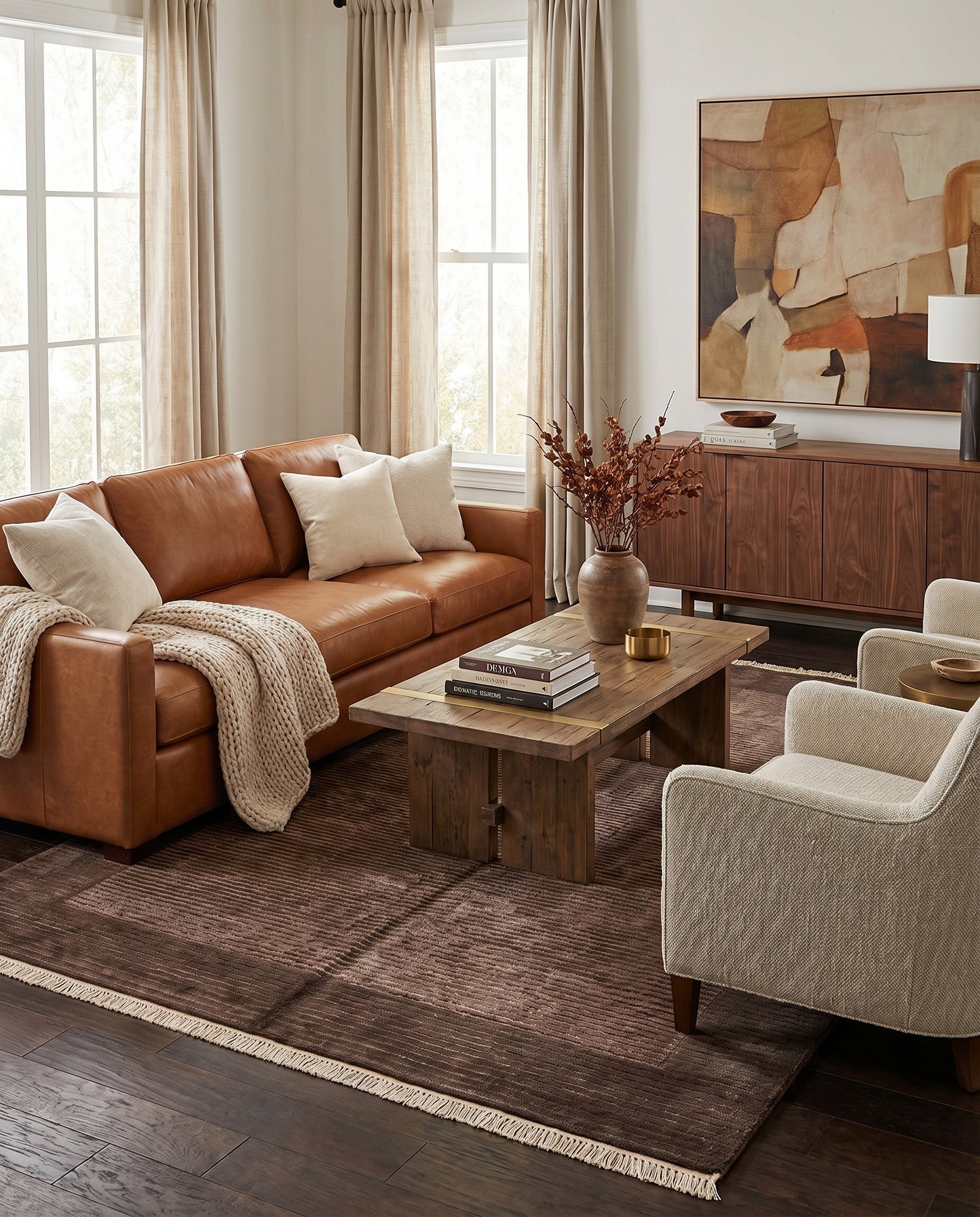 4' 11 x 6' 8 Hand Knotted Darya Wool Rug