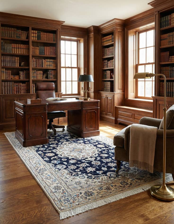 Detail image of 3' 11 x 6' Nain Rug