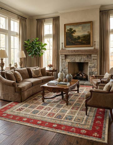 10' x 13' 7 Hand Knotted Ariana Ziegler Rug