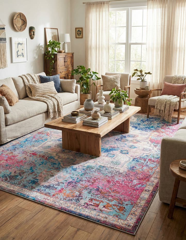 10' 6 x 14' Washable Francesca Rug