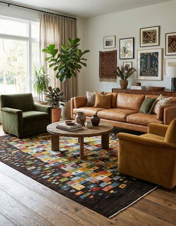 5' x 6' 6 Kashkuli Wool Rug