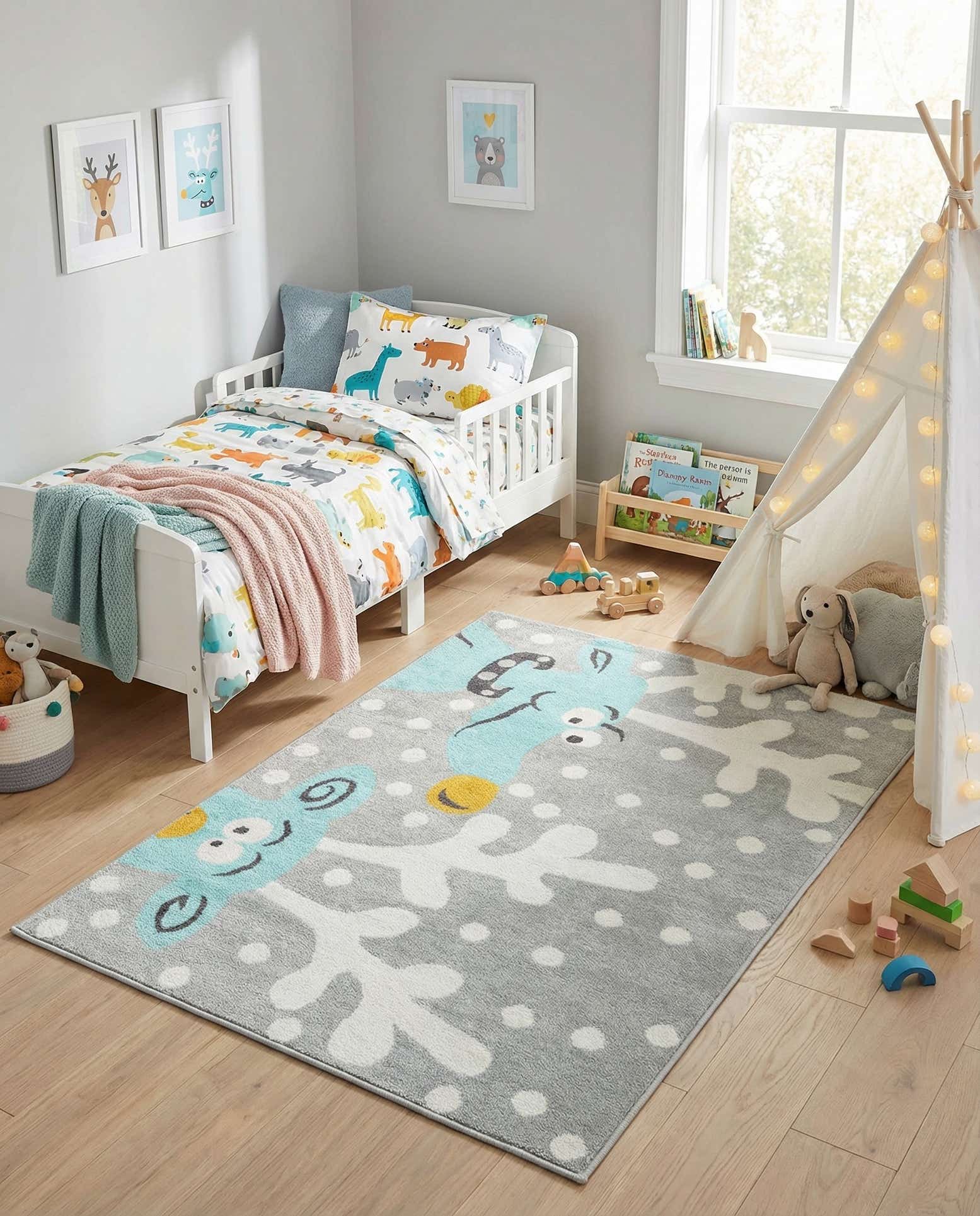 4' x 5' 6 Whimsy Kids Rug