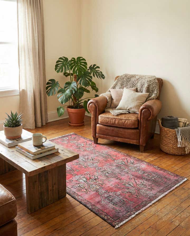 2' 10 x 5' 5 Hand Knotted Ultra Vintage Persian Wool Rug