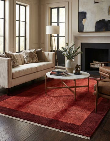 6' 7 x 10' 2 Hand Knotted Darya Wool Rug