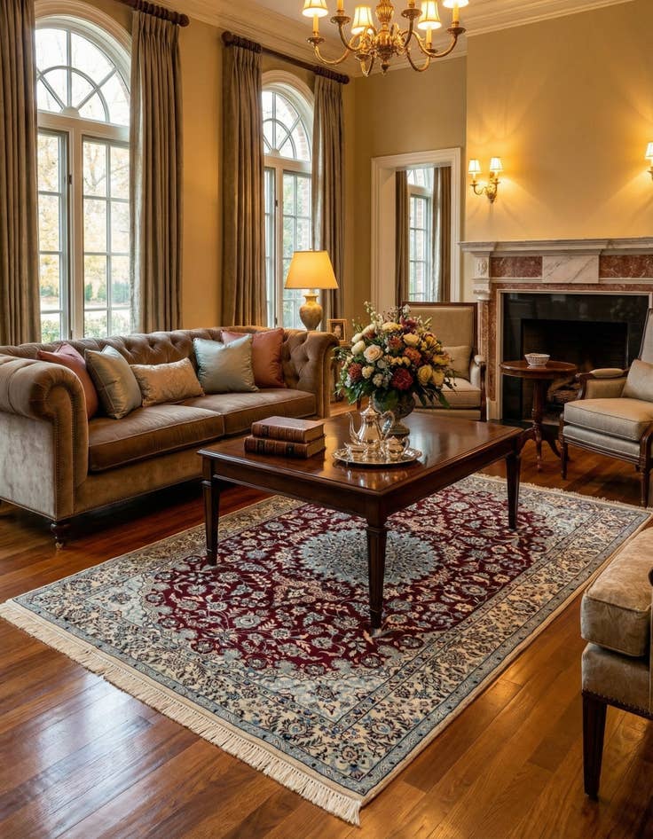 Detail image of  3' 7 x 5' 7 Nain Rug