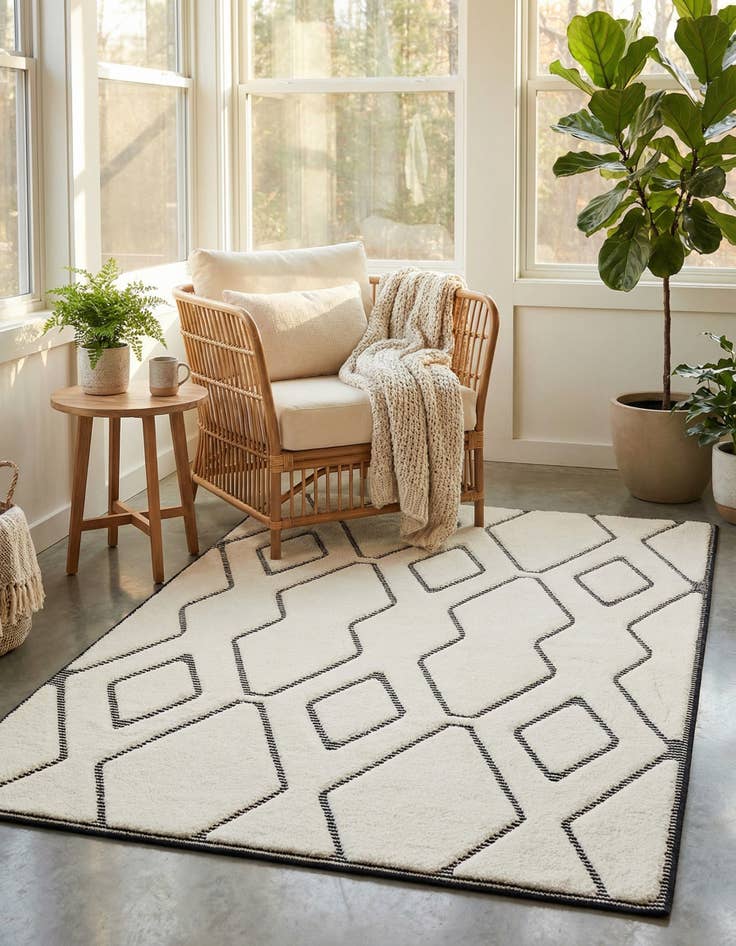 Detail image of 5' 3 x 8' Prismatic Rug