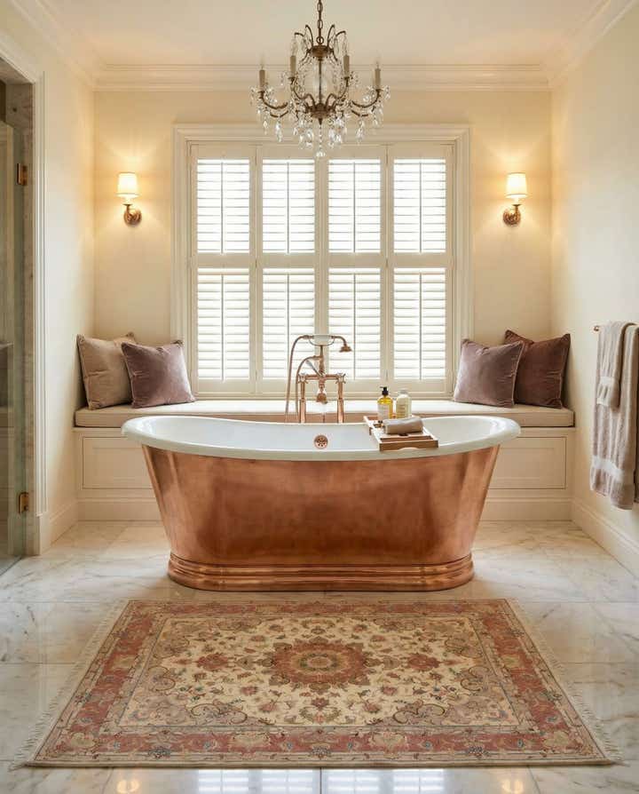 5' x 6' 4 Tabriz Rug