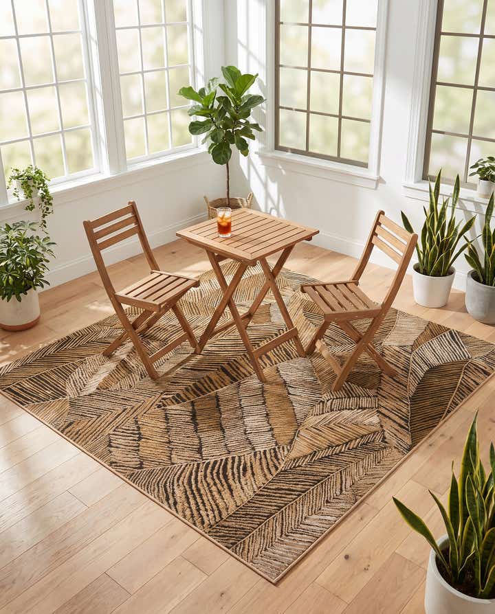 185cm x 185cm Fácil de limpiar Botanical Alfombra Comprar todos los estilos Cuadrado