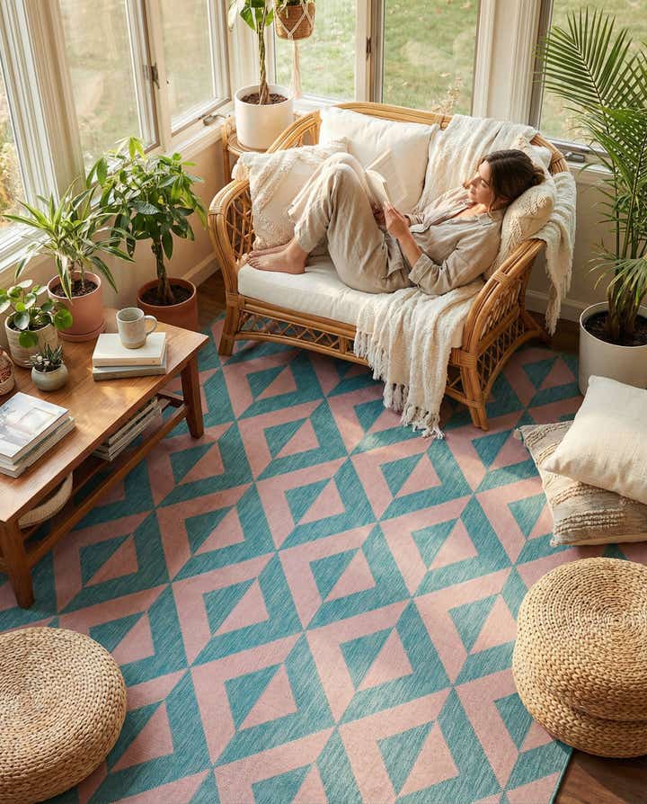 7' x 10' Easy-Clean Jill Zarin Napa Indoor / Outdoor Rug