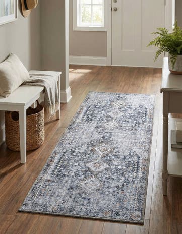 2' x 5' Washable Yara Runner Rug