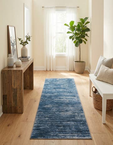 Blue Asha Runner Rug