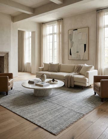 8' x 9' 10 Hand Woven Kilim Modern Wool Rug