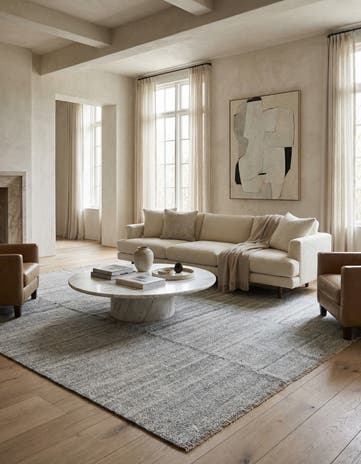 8' x 9' 10 Hand Woven Kilim Modern Wool Rug