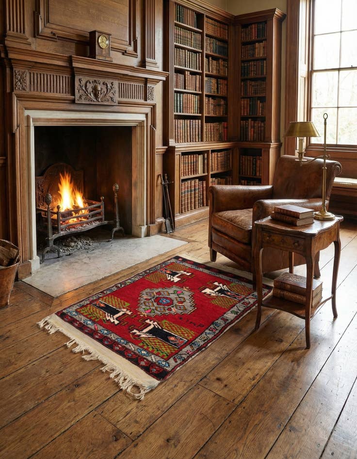 Detail image of  1' 8 x 3' 1 Yastik Rug