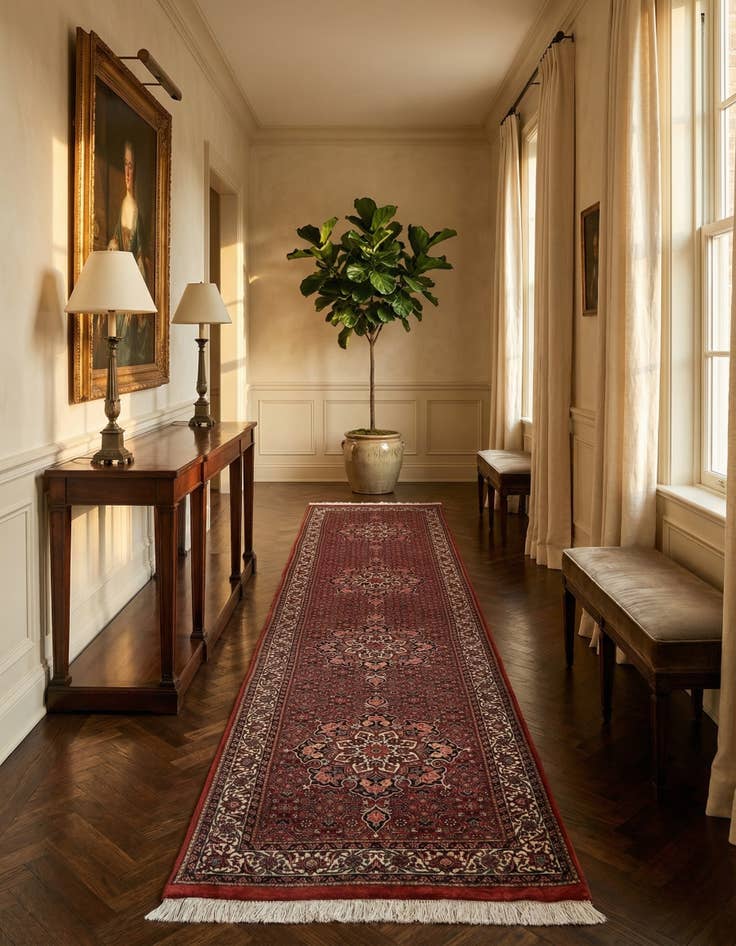 Detail image of  2' 9 x 11' 10 Bidjar Wool Runner Rug