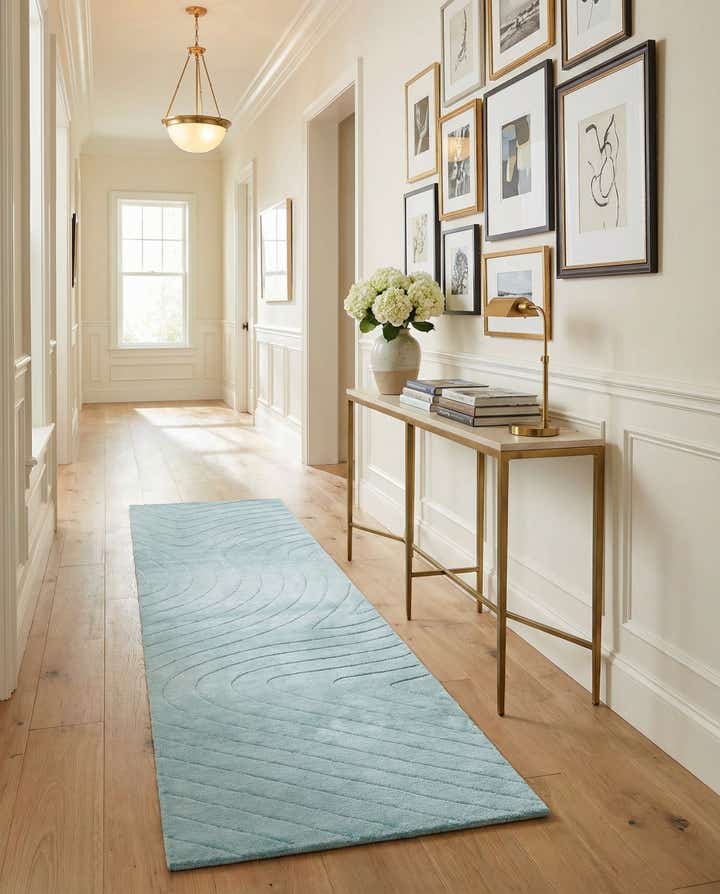 2' 7 x 9' 10 Hand Knotted Darya Wool Runner Rug