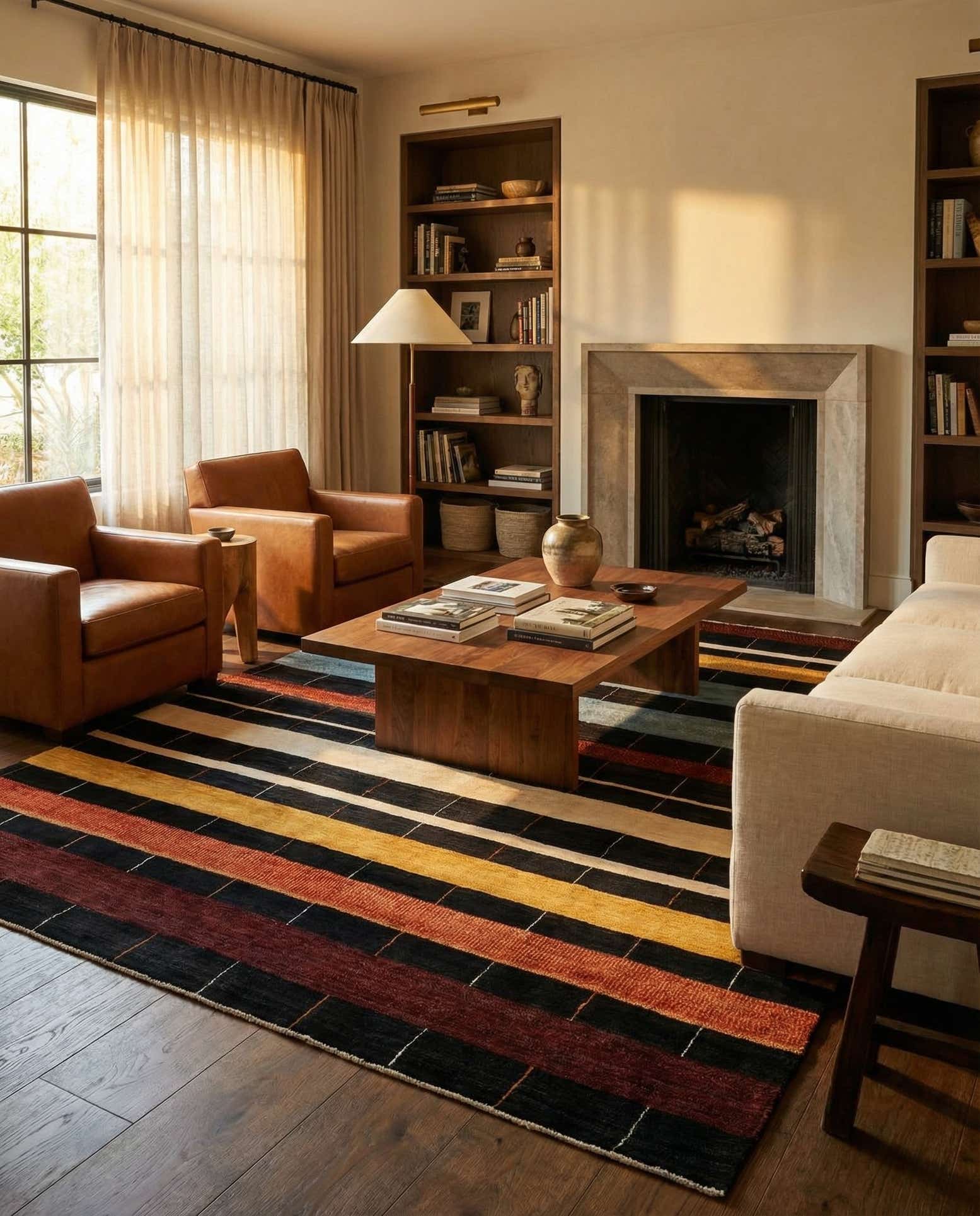 6' 5 x 9' 8 Kashkuli Wool Rug