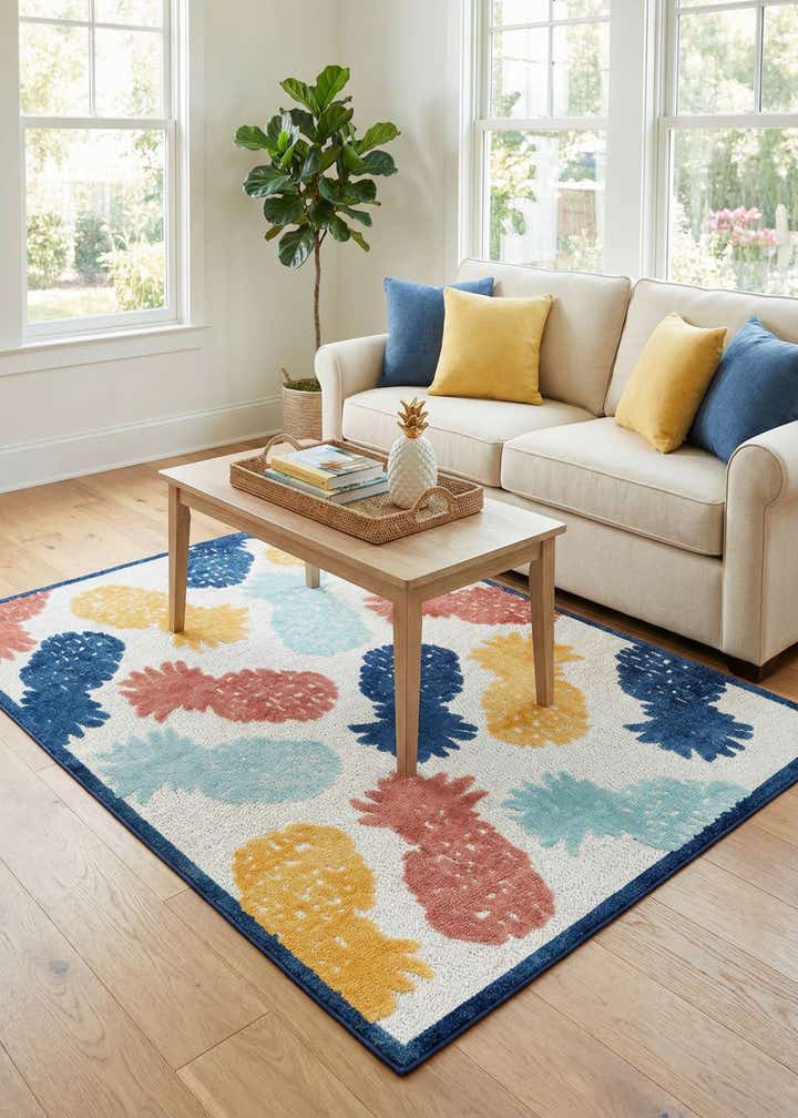 6' x 9' Easy-Clean Belize Indoor / Outdoor Rug