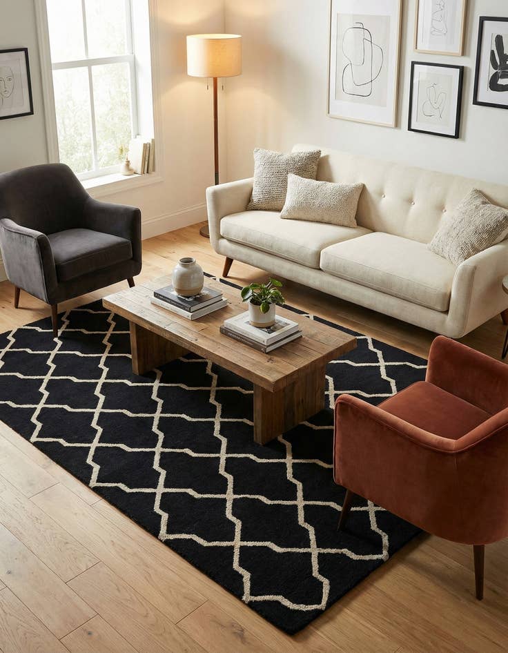 Detail image of 5' 1 x 7' 10 Luna Rug