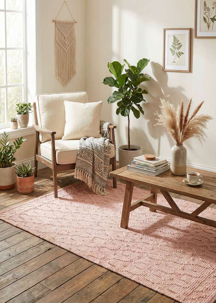 4' 1 x 6' 1 Hand Woven Larsa Jute Rug