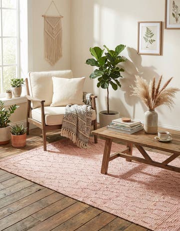 4' 1 x 6' 1 Hand Woven Larsa Jute Rug
