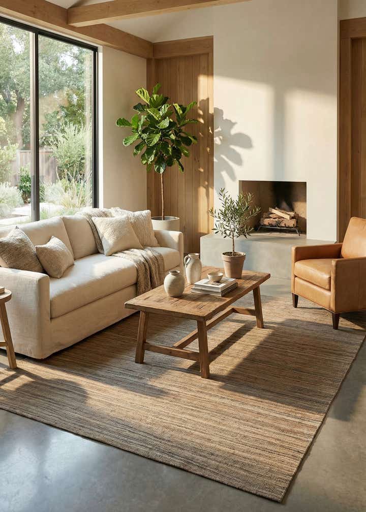 6' 2 x 8' Hand Knotted Kilim Modern Wool Rug