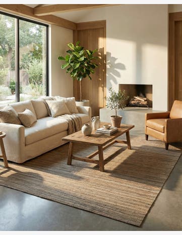 6' 2 x 8' Hand Knotted Kilim Modern Wool Rug