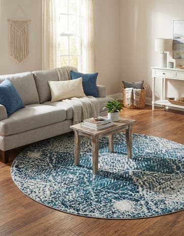 5' 3 x 5' 3 Kamala Washable Round Rug